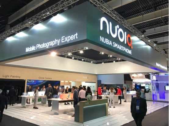 努比亚携全新产品亮相2017MWC