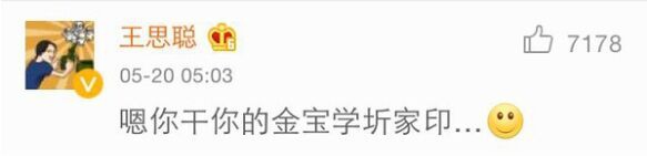 思聪帮老爸重夺首富 你和国民老公差的不止一个爹