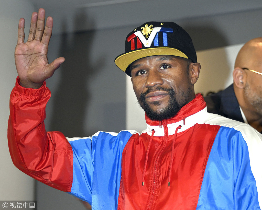 出场费880万!梅威瑟复出战日本踢拳王子