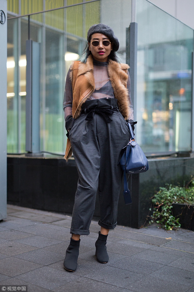 皮草马甲才是时髦精今年冬天最后的坚持