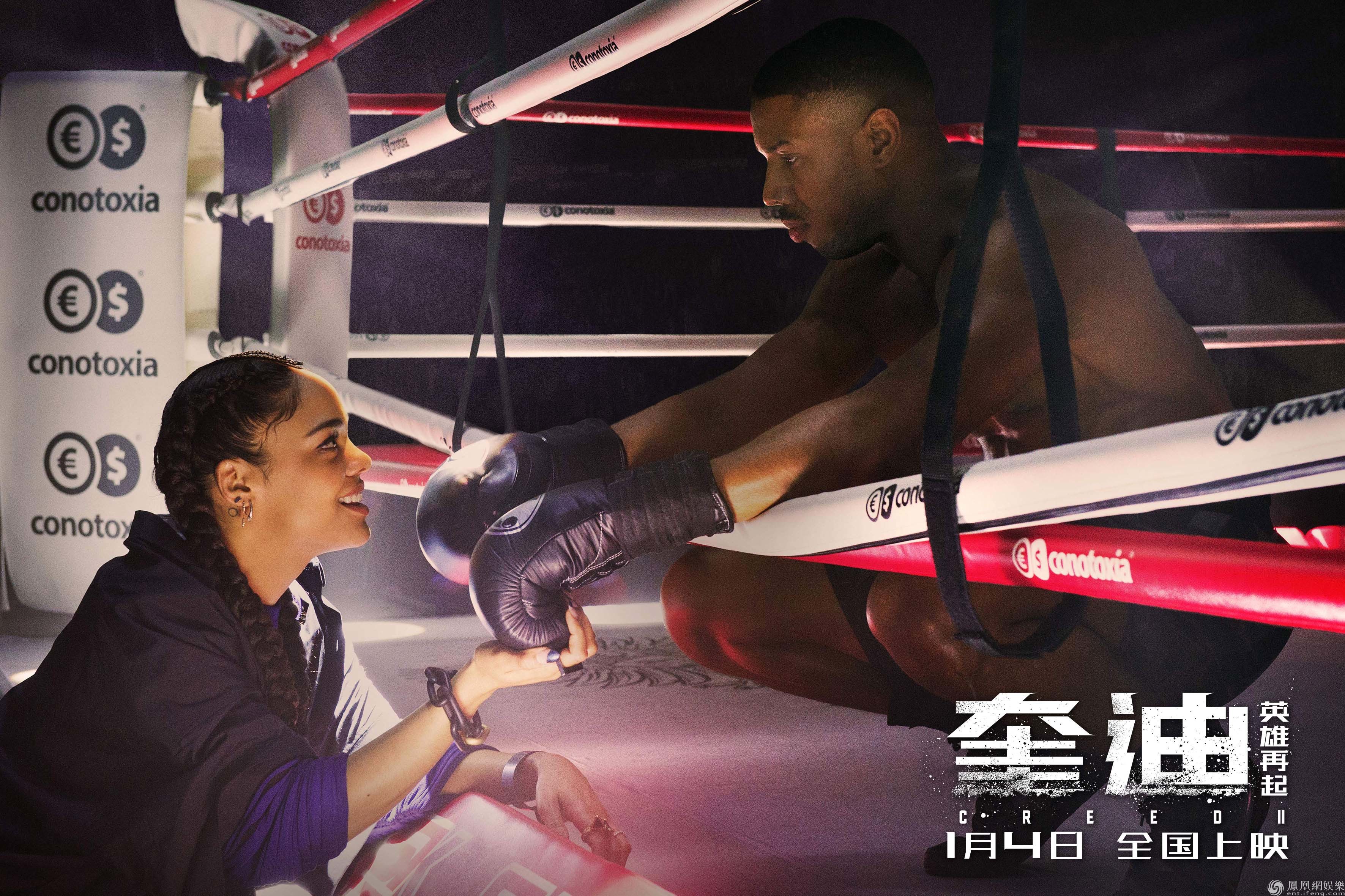 奎迪英雄再起发情感海报史泰龙助力拳王回归