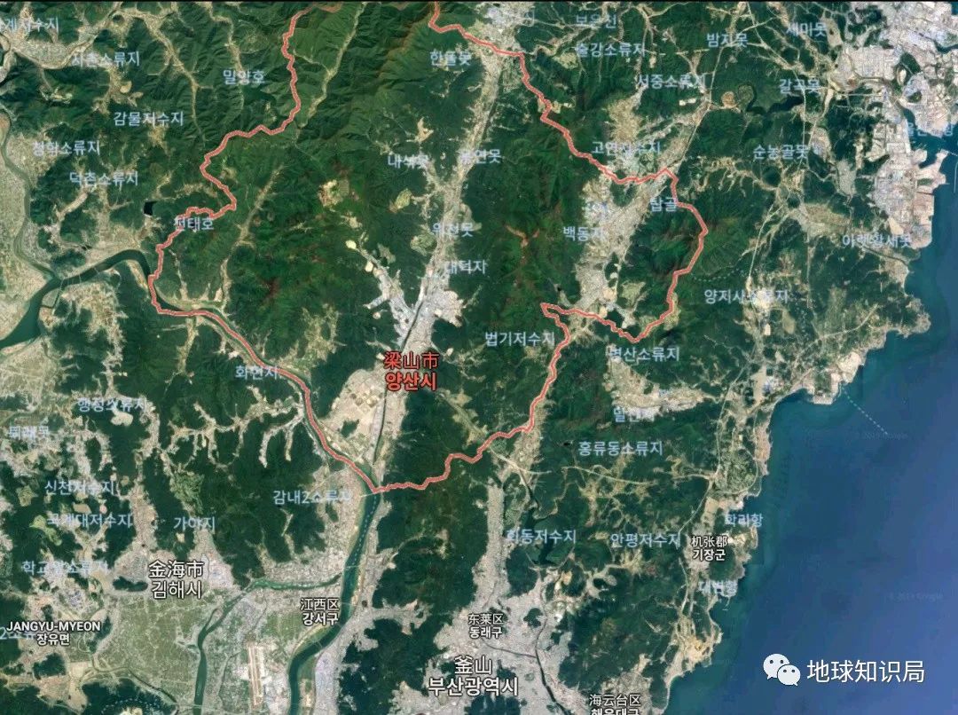 釜山附近的梁山市
