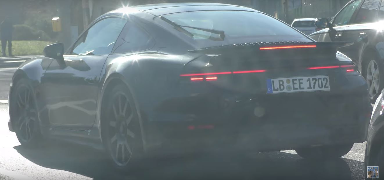 2020款保时捷911 Turbo谍照曝光 预计年底亮相