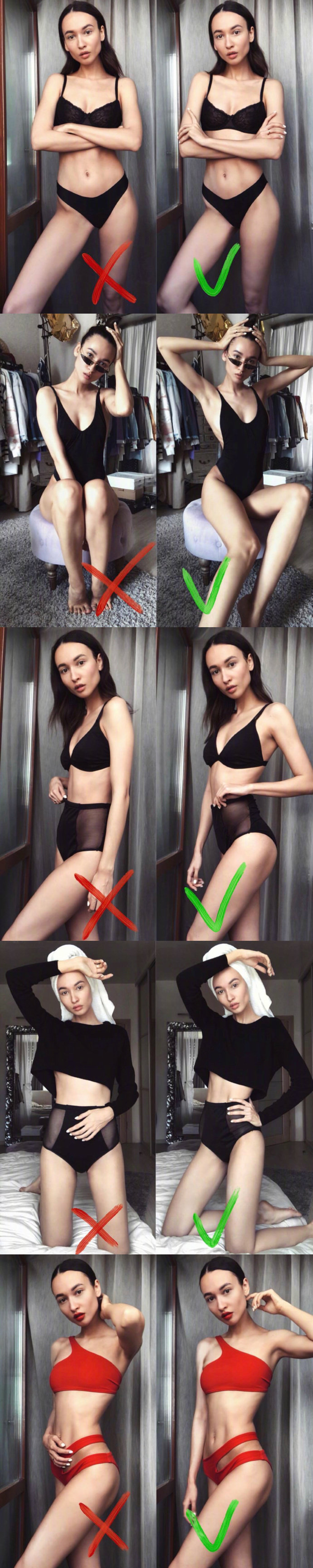 如何拍照才能更美外国嫩模沥血推荐的拍照姿势get精髓就看你了