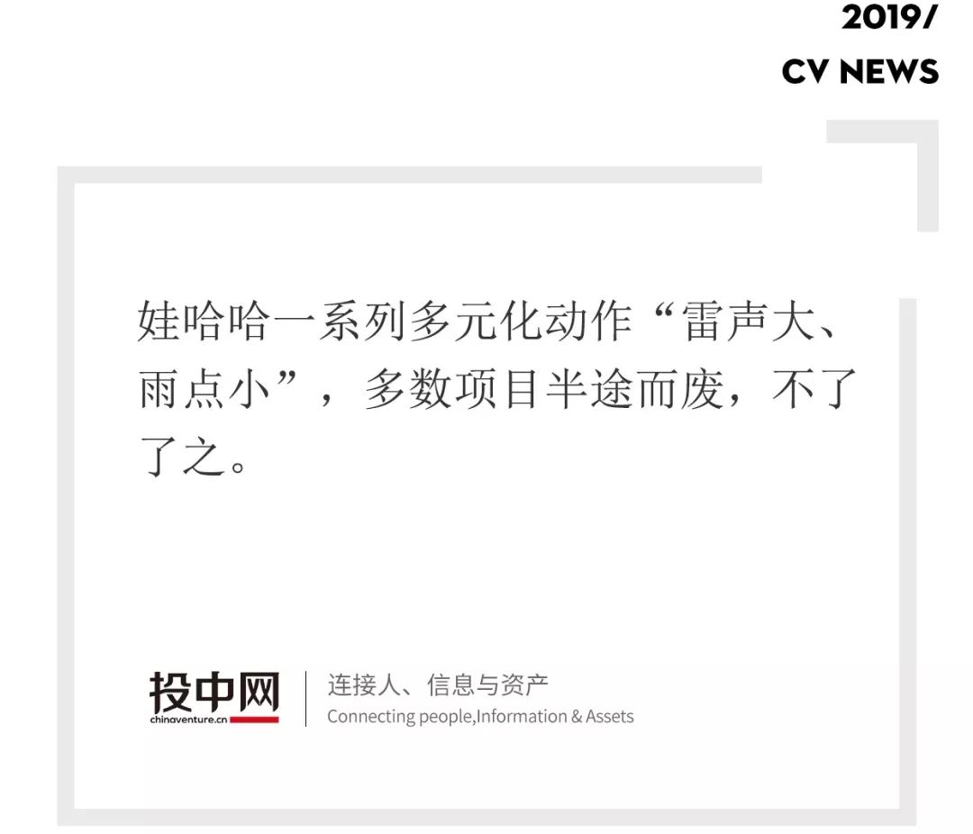 起底娃哈哈投资全版图：多个项目半途而废