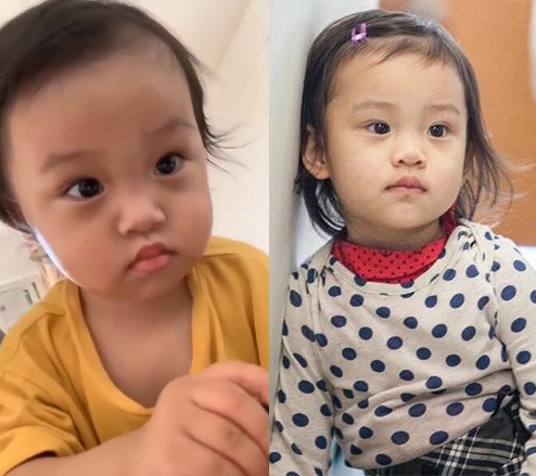 宝宝撞脸甜馨走红 网友:贾乃亮李小璐估计都分不清