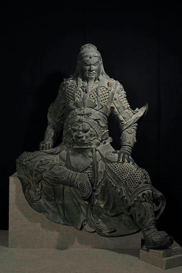 《青铜关羽像》，明代（15－16世纪），新乡市博物馆藏
