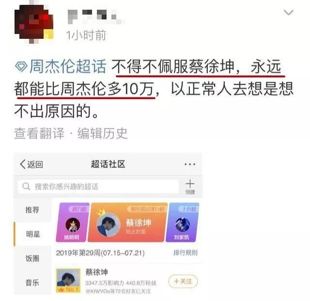 人民日报：周杰伦蔡徐坤粉丝打榜是一场联合致敬 凤凰网