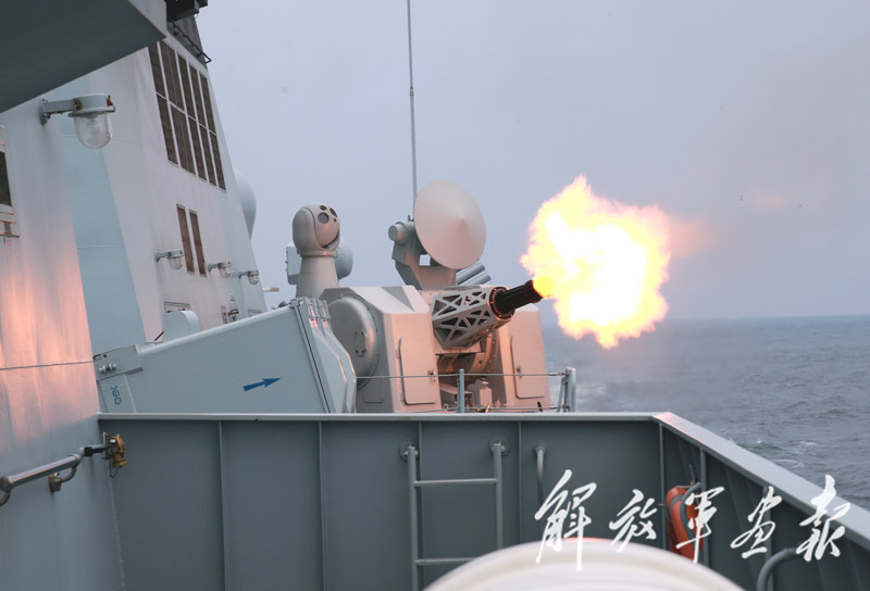 东海舰队大演习 首见卡31上舰