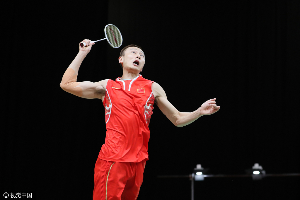 羽毛球男双-张楠/傅海峰2-0取开门红