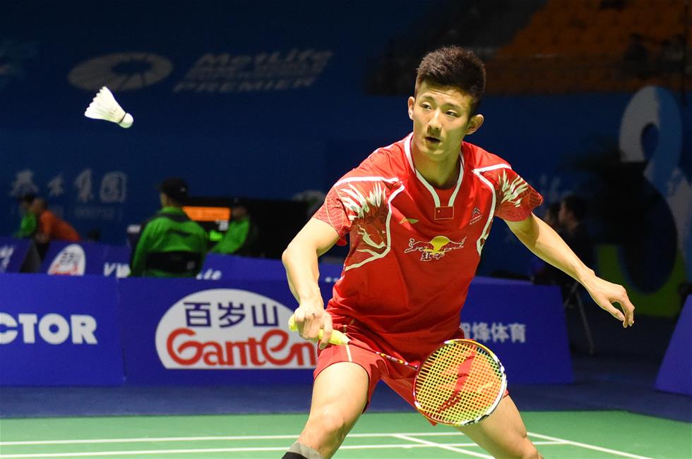 在第一局比赛时,苏吉亚托因伤退赛,谌龙晋级第二轮.