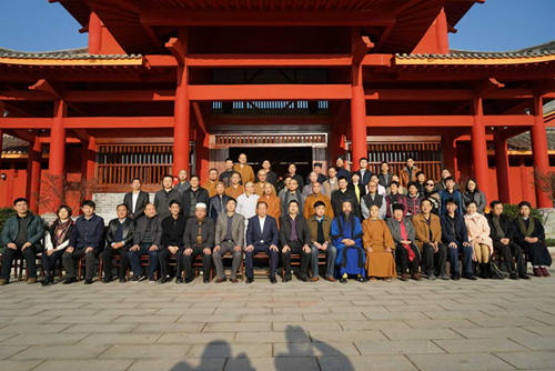 长沙市委常委,市委统战部谭小平部长视察宝宁寺