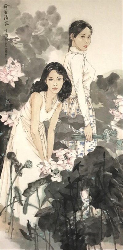 美女之美——读书画名家蔡葵的中国人物画