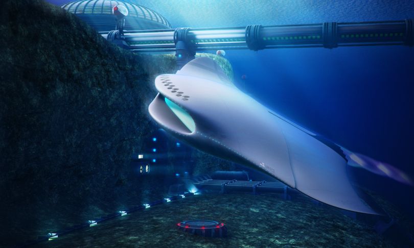 英国海军未来潜艇概念设计武器是飞鱼群无人机