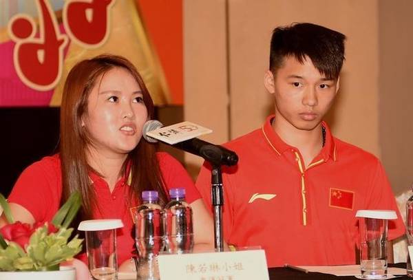 中国体坛又一女神发福  更让人惊讶的莫过于陈若琳的发福了,肉乎乎的