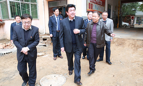 时间带领市局相关科室主要负责人,在子洲县委书记方虎城等相关县委,县