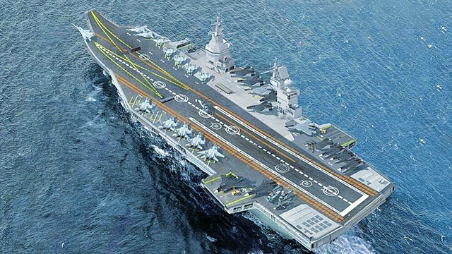 俄罗斯欲造15万吨航母 可载100架战机