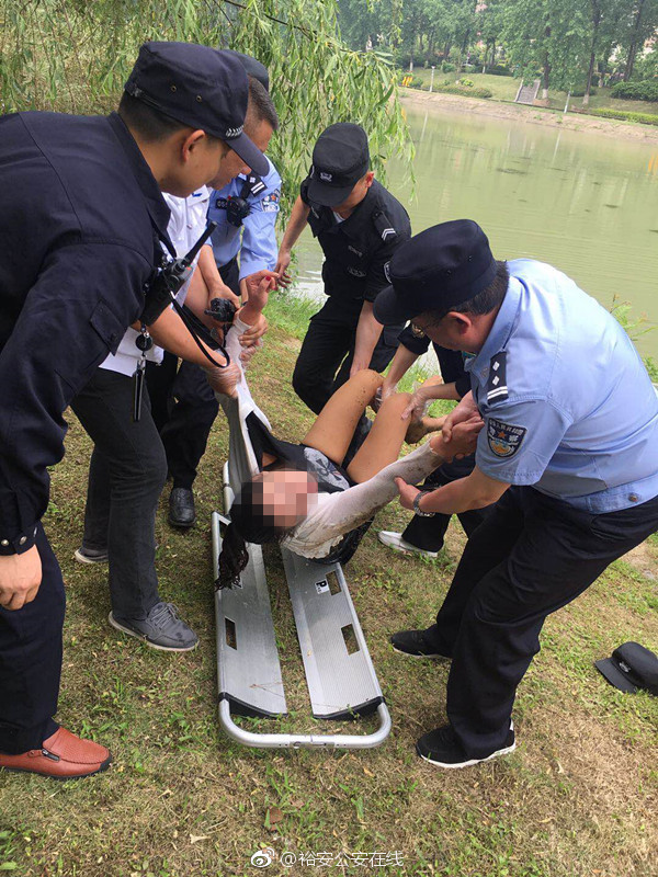 六安一女子因家庭瑣事情緒失控欲跳河輕生 警方救援