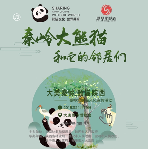 "秦岭大熊猫文化宣传活动"即将开幕 秦岭大熊猫萌动互联网_陕西频道