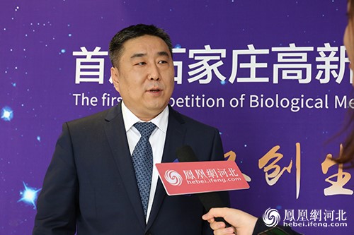 河北菲尼斯生物技术有限公司创始人,执行董事兼总经理刘超  王慧田/摄