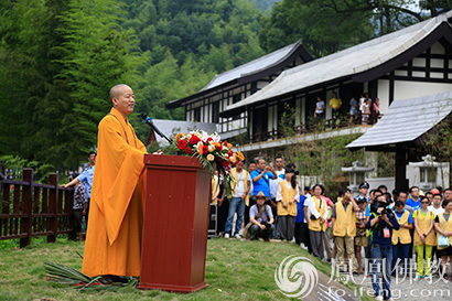 重启千年宗风弘扬生活禅法湖南药山寺竹林禅院落成开光