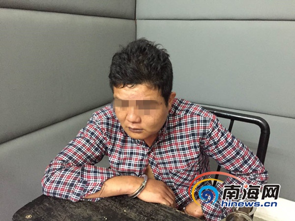 海口琼山飞鹰大队狂追10公里抓获飞车抢夺嫌疑人