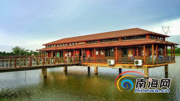 海口市琼山区红旗镇泮边村的休闲农庄.
