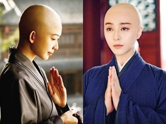 女星"光头造型" 最后一张亮瞎你的眼!_手机凤凰网