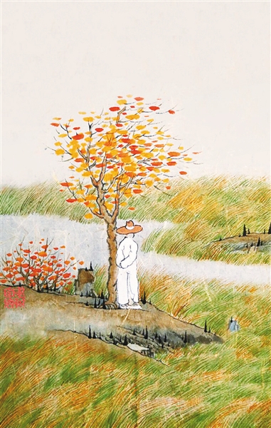 老树画画