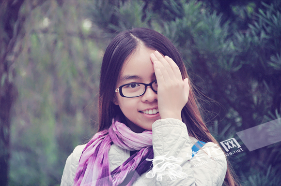 从小就爱写作的张雨荷.受访者供图