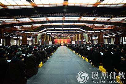 2016年东林寺冬季佛七圆满结束四众弟子最小者仅9岁