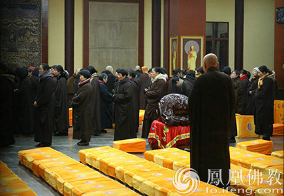 江西庐山东林寺24小时昼夜经行法会圆满结束