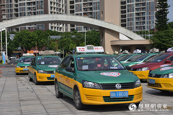 湛江:近百辆出租车加入"学习雷锋 爱心助考"行列_广东频道_凤凰网