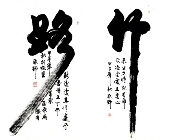 笔墨交融 气韵生动 原野书法赏析