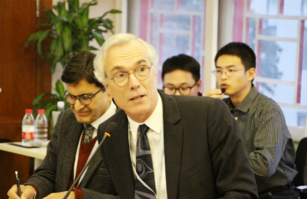 卜正民教授在会议现场