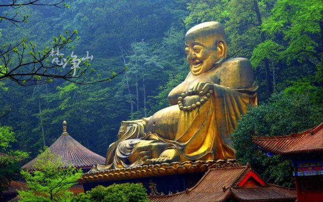 中国第五大佛教名山自然而然的梵天净土