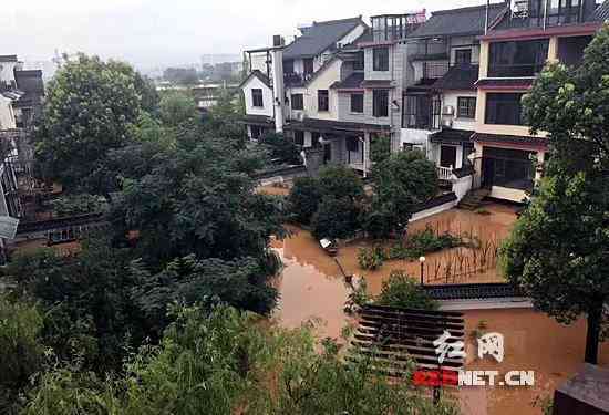 汀湘十里别墅被淹图片