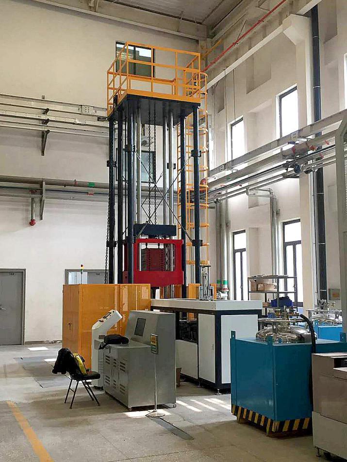 三思纵横为中船重工研制10万焦落锤冲击试验机顺利验收