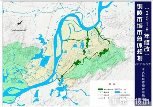 铜陵公示城市总体规划调整中心城区等都有修改