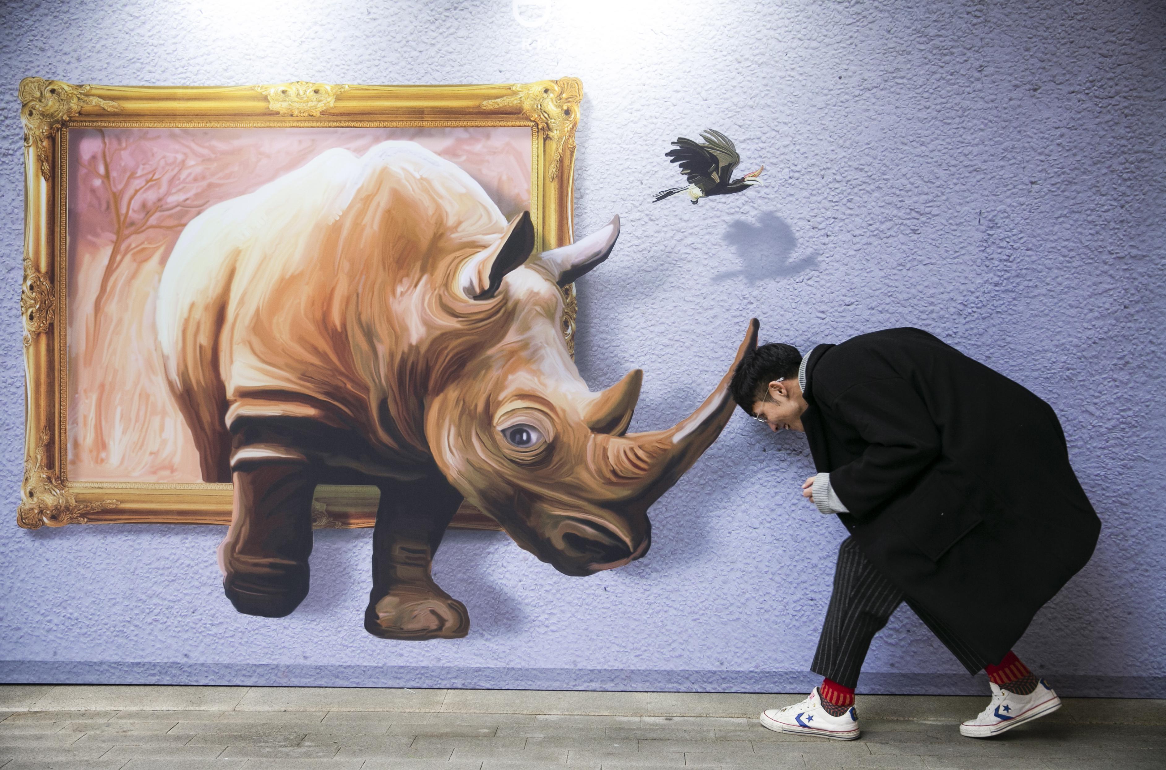 "嘉乐园&yuml;3d go!"引发人们争相拍照