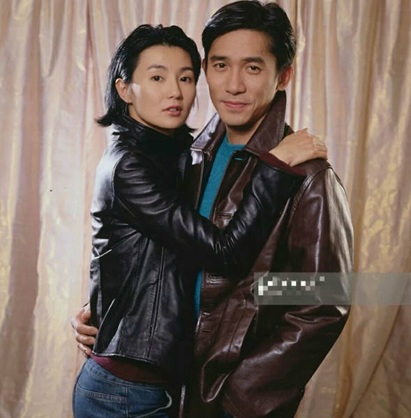 梁朝伟张曼玉旧时写真曝光 男帅女美配一脸