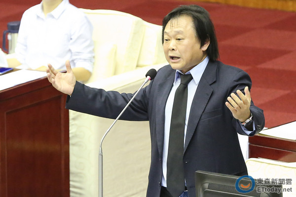 民进党议员王世坚.(图片来源:台湾"东森新闻云")